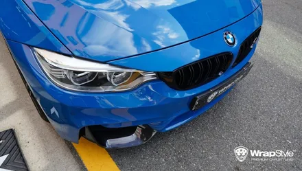 [랩스타일 코리아] 자동차랩핑 BMW M4 전체랩핑 (Feat. 이노즈텍 라구나블루) / 김포시 마산동