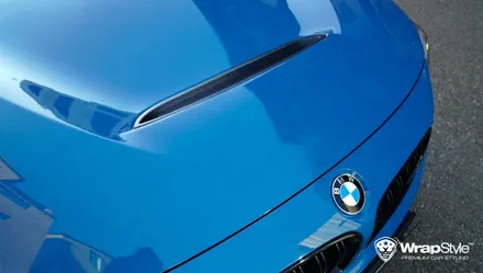 BMW M4 cs 이노즈텍 라구나 블루 전체랩핑 시공후기 / 김포시 마산동