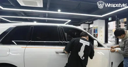 롤스로이스 컬리넌 코치 라인 데칼 제작 및 시공까지 완벽하다 / 김포시 마산동