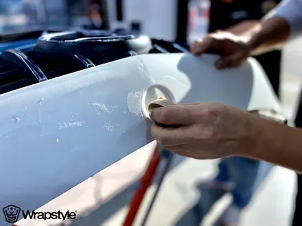 벤츠 AMG GT 차이나 블루 랩핑차량 사고처리해 드렸어요 / 김포시 마산동