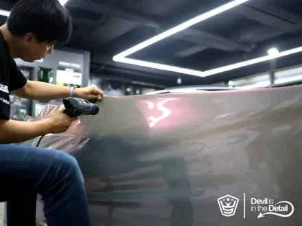 BMW M240i 스페셜 컬러 랩핑, 썬버스트 그레이 가격 및 시공기 / 김포시 마산동