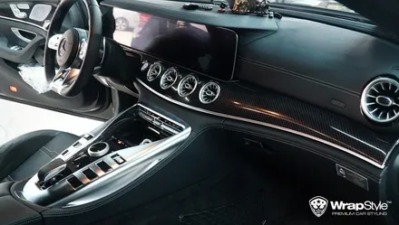 벤츠 GT43 AMG 자동차 실내랩핑 카본필름으로 고급스럽게! 카본랩핑하기! [랩스타일 코리아] / 김포시 마산동