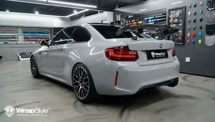 이노즈텍 초크 그레이, BMW M2 랩핑해주었어요 / 김포시 마산동