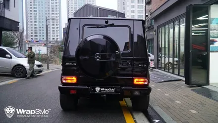 벤츠랩핑 G63 AMG, G 바겐 크롬 죽이기 블랙랩핑 / 김포시 마산동