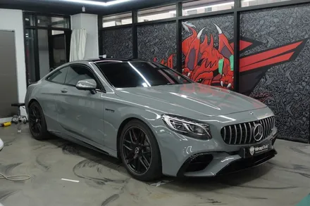 [랩스타일코리아] 벤츠 S63 AMG 쿠페 전체랩핑 -  에이버리데니슨 락 그레이 (Avery Rock Grey) / 김포시 마산동