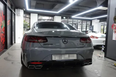 [랩스타일코리아] 벤츠 S63 AMG 쿠페 전체랩핑 -  에이버리데니슨 락 그레이 (Avery Rock Grey) / 김포시 마산동