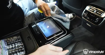 벤츠 S 클래스 송풍구랩핑, 실내 ppf 모두 마친 S500 / 김포시 마산동