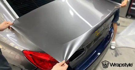 BMW 랩핑 M550d 이노즈텍랩핑 건메탈 실버 드레스업 / 김포시 마산동