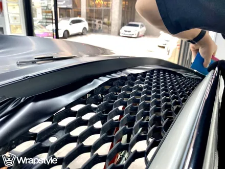 김포랩핑 벤츠 CLS 450 사틴 블랙 전체랩핑 / 김포시 마산동