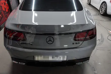 [랩스타일코리아] 벤츠 S63 AMG 쿠페 전체랩핑 -  에이버리데니슨 락 그레이 (Avery Rock Grey) / 김포시 마산동