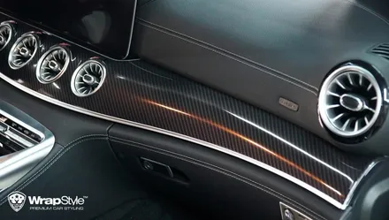 벤츠 GT43 AMG 자동차 실내랩핑 카본필름으로 고급스럽게! 카본랩핑하기! [랩스타일 코리아] / 김포시 마산동