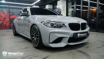 이노즈텍 초크 그레이, BMW M2 랩핑해주었어요 / 김포시 마산동