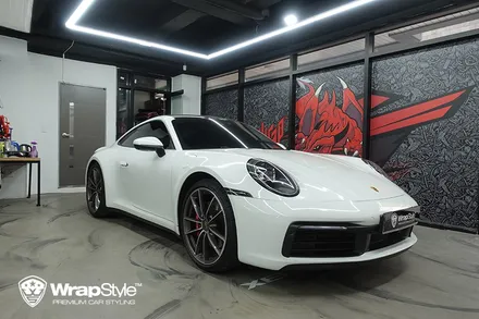 [랩스타일 코리아] 포르쉐 911 카레라 4s(992) 이노즈텍 카키 그린 컬러 체인지 전체랩핑 feat. 전체 PPF 제거 / 김포시 마산동