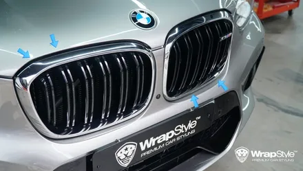 BMW X3 M 크롬딜리트 (크롬죽이기) 엣지있게! [랩스타일 코리아] / 김포시 마산동