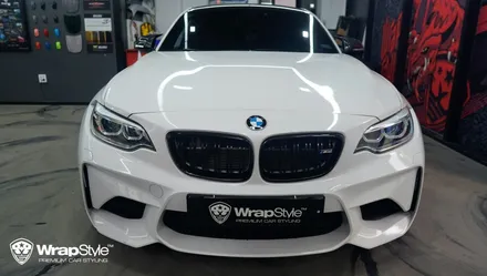 이노즈텍 초크 그레이, BMW M2 랩핑해주었어요 / 김포시 마산동