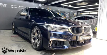 BMW 랩핑 M550d 이노즈텍랩핑 건메탈 실버 드레스업 / 김포시 마산동