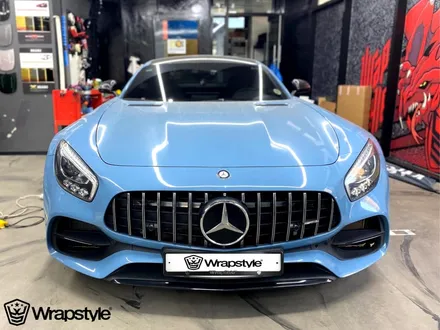 벤츠 AMG GT 차이나 블루 랩핑차량 사고처리해 드렸어요 / 김포시 마산동