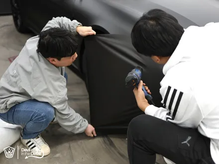 포르쉐 파나메라 무광 블랙 랩핑 시공기 / 김포시 마산동