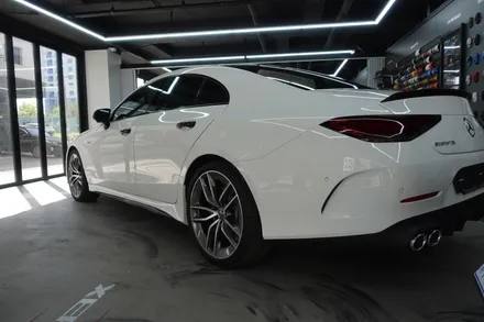 [랩스타일 코리아] 하이그로시 루프스킨 시공과 스포일러 카본랩핑의 콜라보 - CLS 53 AMG 시공 / 김포시 마산동