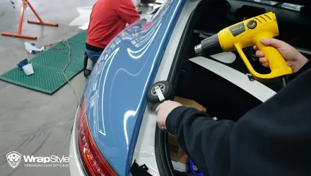벤츠 AMG GT 아이리스텍 차이나 블루 전체랩핑 / 김포시 마산동