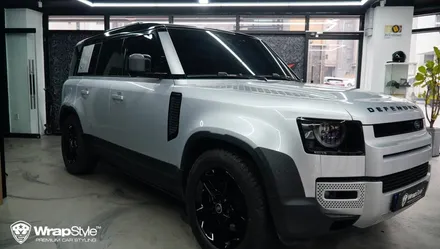 [랩스타일 코리아] 정통 오프로드 SUV 랜드로버 디펜더 블랙팩 & 측면 전체 PPF / 김포시 마산동