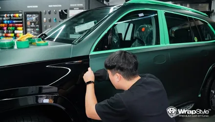 [랩스타일 코리아] 드디어! 벤츠 GLS 400d 신차 출고! 무광 그린으로 전체랩핑(3M 2080 Matt Green Metallic) / 김포시 마산동