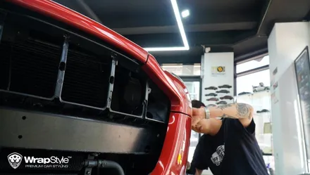 애스턴 마틴 라피드 S 이노즈텍 미드나잇레드 전체랩핑 [랩스타일 코리아] / 김포시 마산동