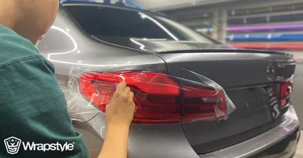 BMW 랩핑 M550d 이노즈텍랩핑 건메탈 실버 드레스업 / 김포시 마산동