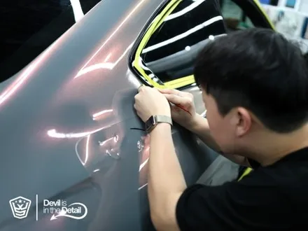 BMW M240i 스페셜 컬러 랩핑, 썬버스트 그레이 가격 및 시공기 / 김포시 마산동
