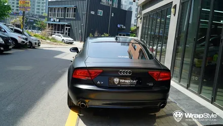 자동차랩핑 아우디 A7 전체랩핑 무난한 컬러에서 강력한 컬러로 / 김포시 마산동