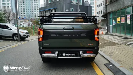 렉스턴 스포츠도 블랙랩핑으로 예뻐졌다! / 김포시 마산동