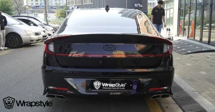 포지드카본랩핑 소나타 N 크롬 죽이기 스타일링 완성 / 김포시 마산동
