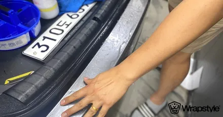 BMW 랩핑 M550d 이노즈텍랩핑 건메탈 실버 드레스업 / 김포시 마산동