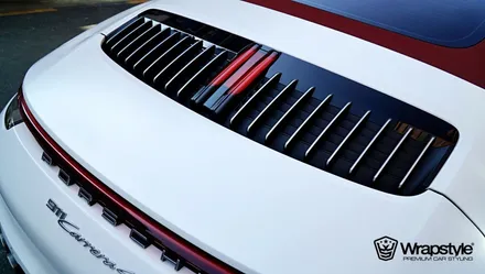 포르쉐 911 3M 사틴 화이트 전체랩핑 시공후기 / 김포시 마산동