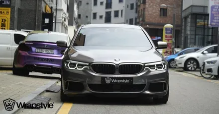 BMW 랩핑 M550d 이노즈텍랩핑 건메탈 실버 드레스업 / 김포시 마산동