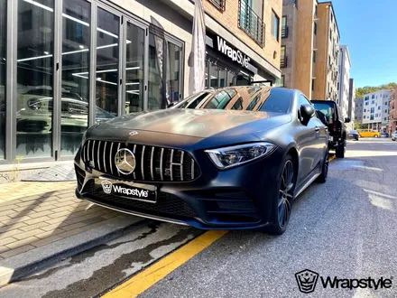 김포랩핑 벤츠 CLS 450 사틴 블랙 전체랩핑 / 김포시 마산동