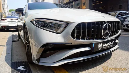김포랩핑 벤츠 CLS53 amg 전체랩핑 이노즈텍 초크 그레이 / 김포시 마산동