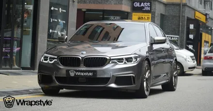 BMW 랩핑 M550d 이노즈텍랩핑 건메탈 실버 드레스업 / 김포시 마산동