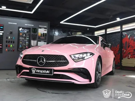 벤츠 CLS300d 고광택 랩핑 이노즈텍 체리블라썸 / 김포시 마산동