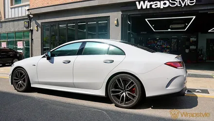 김포랩핑 벤츠 CLS53 amg 전체랩핑 이노즈텍 초크 그레이 / 김포시 마산동
