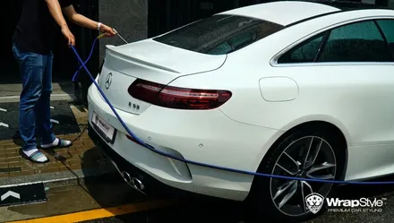 벤츠 E53amg 쿠페 이노즈텍 미드나잇퍼플 전체랩핑 실내/외 카본 포인트랩핑까지 자동차 스타일링 완벽하게 [랩스타일 코리아] / 김포시 마산동