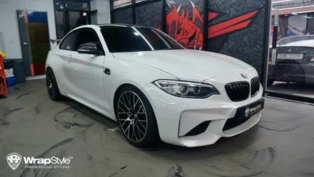 이노즈텍 초크 그레이, BMW M2 랩핑해주었어요 / 김포시 마산동