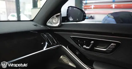 벤츠 S 클래스 송풍구랩핑, 실내 ppf 모두 마친 S500 / 김포시 마산동