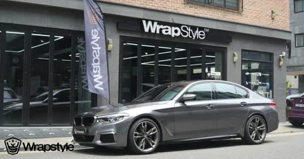 BMW 랩핑 M550d 이노즈텍랩핑 건메탈 실버 드레스업 / 김포시 마산동
