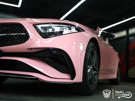 벤츠 CLS300d 고광택 랩핑 이노즈텍 체리블라썸 / 김포시 마산동