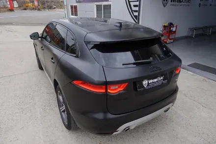 [랩스타일 코리아] 재규어 전문 랩핑센터, 재규어 F-PACE - 사틴블랙 전체 랩핑 / 김포시 마산동