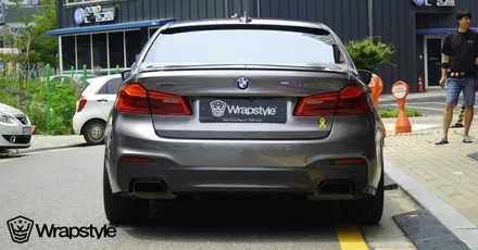 BMW 랩핑 M550d 이노즈텍랩핑 건메탈 실버 드레스업 / 김포시 마산동