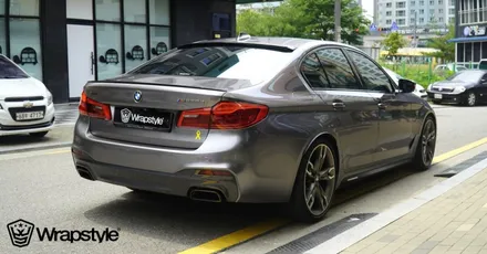 BMW 랩핑 M550d 이노즈텍랩핑 건메탈 실버 드레스업 / 김포시 마산동
