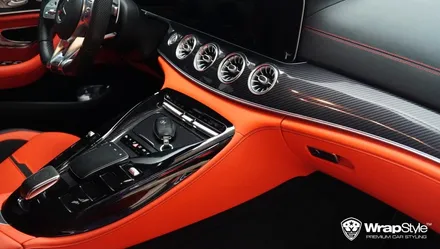 자동차실내랩핑 이렇게! 벤츠 gt43amg 실내카본랩핑 [랩스타일 코리아] / 김포시 마산동