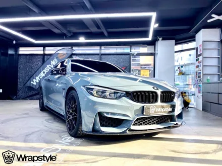 BMW M4 나르도 그레이 전체랩핑, 골드에서 그레이로!! / 김포시 마산동